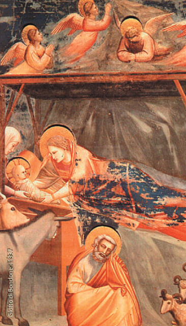 Nativity Advent Christmas Prayer Card
