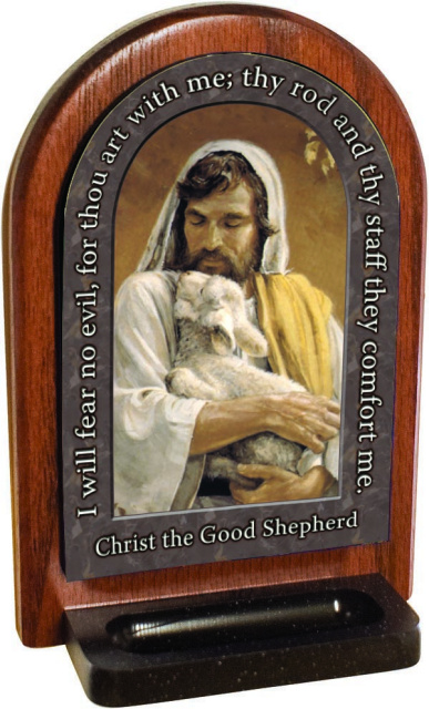 Christ the Good Shepherd Prayer Holy Water Font