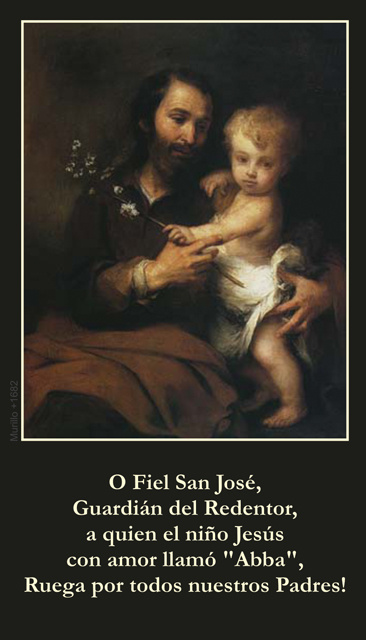 Father's Day Prayer Card - SPANISH