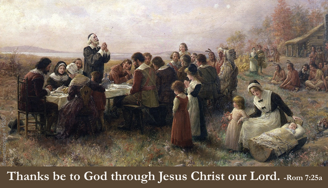 Thanksgiving Day Prayer Card